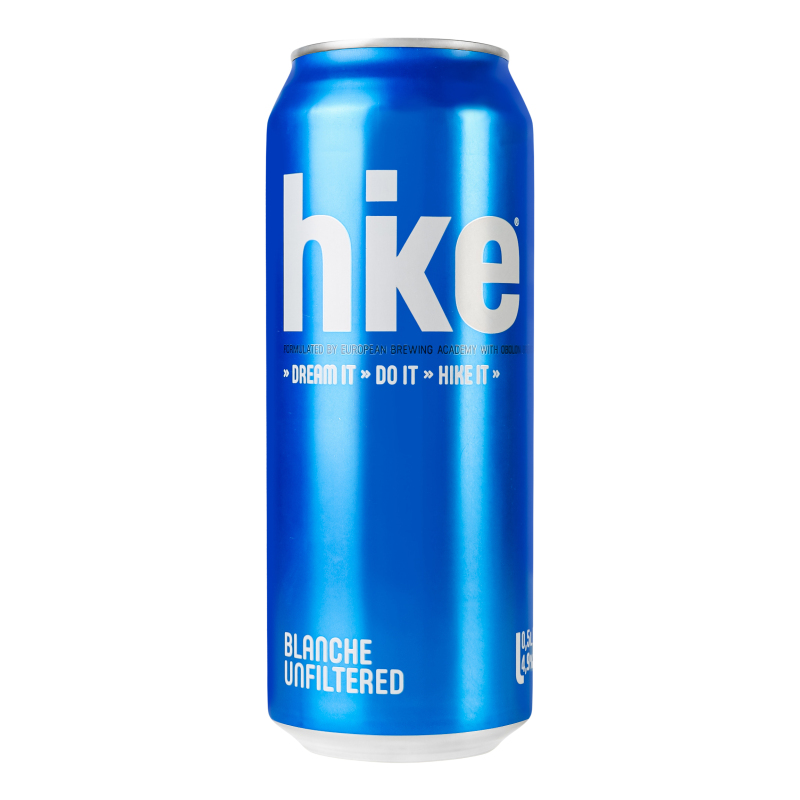 Пиво Hike 0,5л Бланш ж/б 4,9%