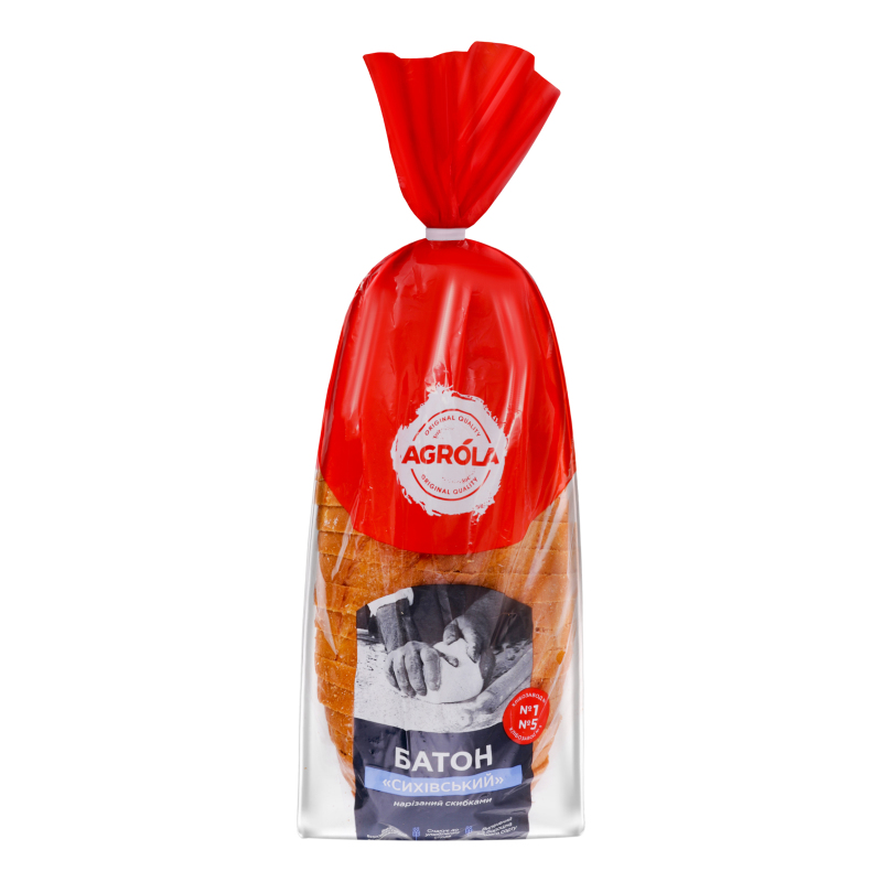 Батон Агрола Сихівський 400г різаний