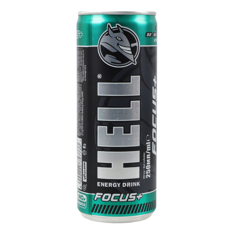 Напій енерг HELL б/а газ 250млФокус Стр