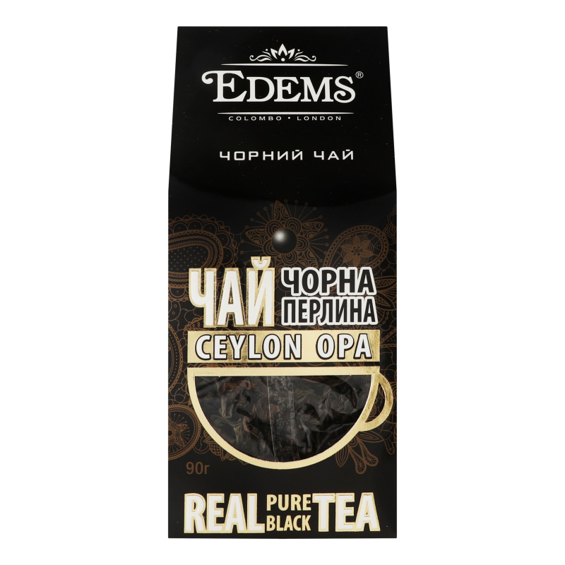 Чай Едемс 90г чорн Чорна Перлина цейл