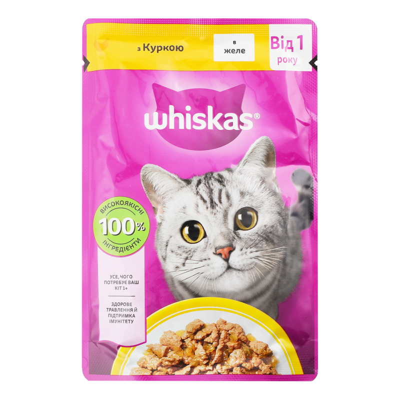 Корм Віскас дк 85г Курка в желе