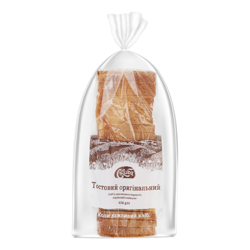 Хліб Скиба 450г Оригінальн тостовий різ