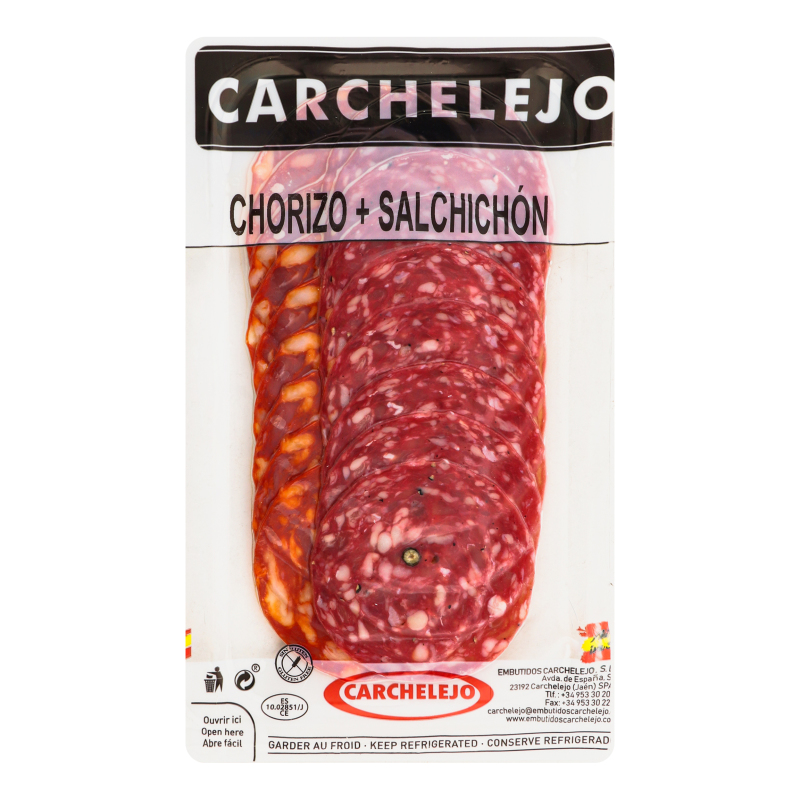 Ковбаса Carchelejo с/в 90г Сальчічон+Чор
