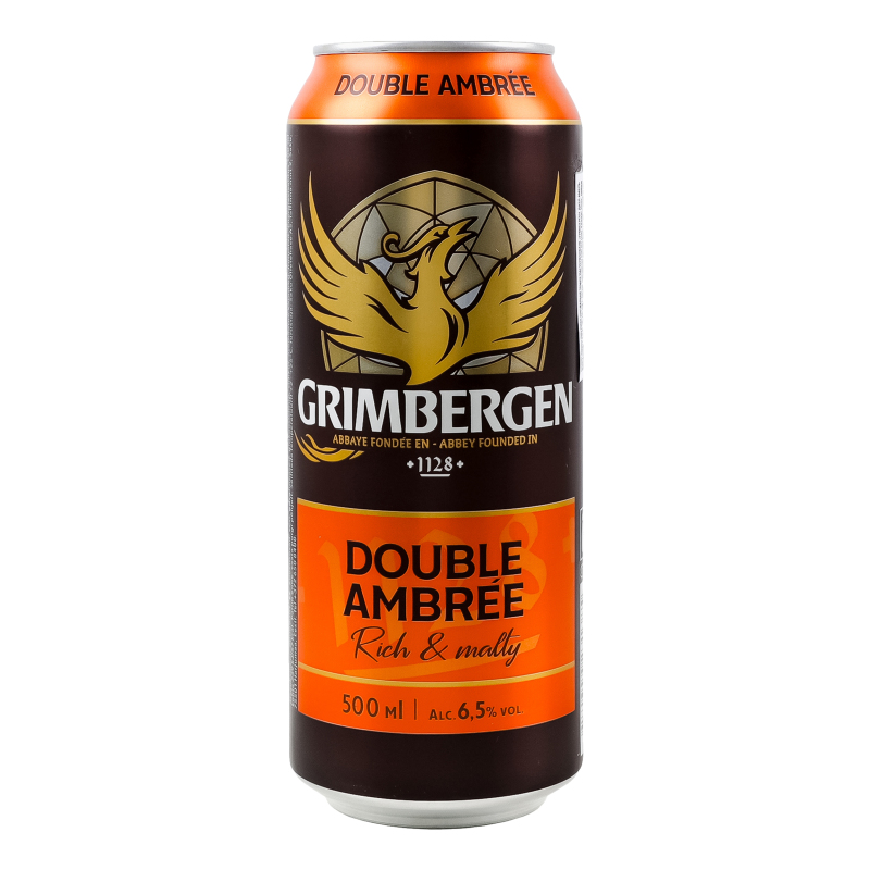 Пиво Grimbergen 0,5л DoubleAmbree 6,5%