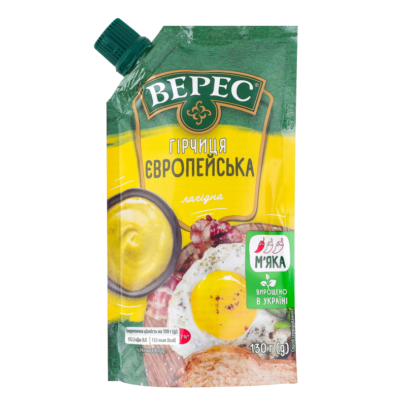 Гірчиця Верес 130г Європейська д/п