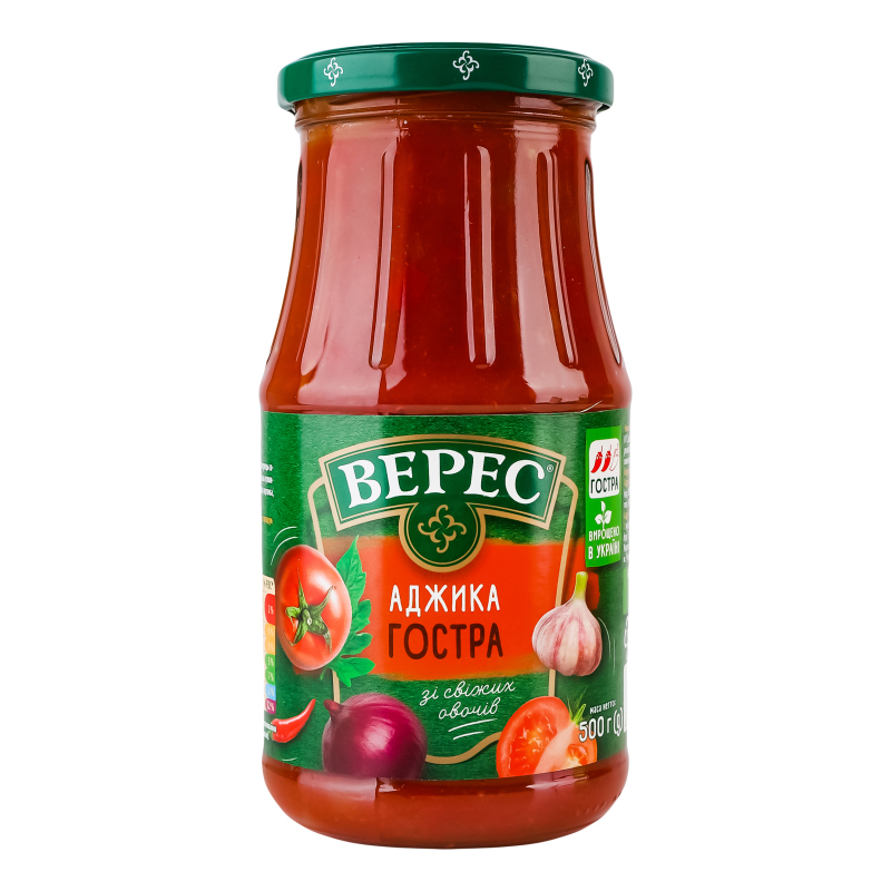 Аджика Верес 500г Гостра с/б