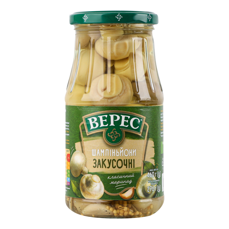 Гриби Верес 460г Печериці закус