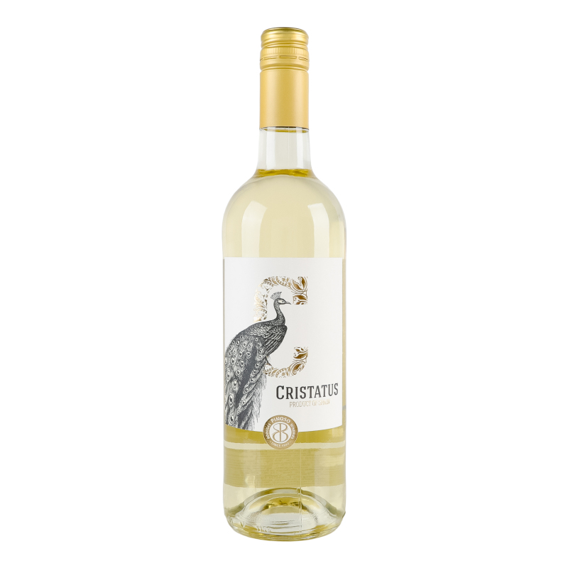 Вино Cristatus 0,75л Blanco біл сухе 12%