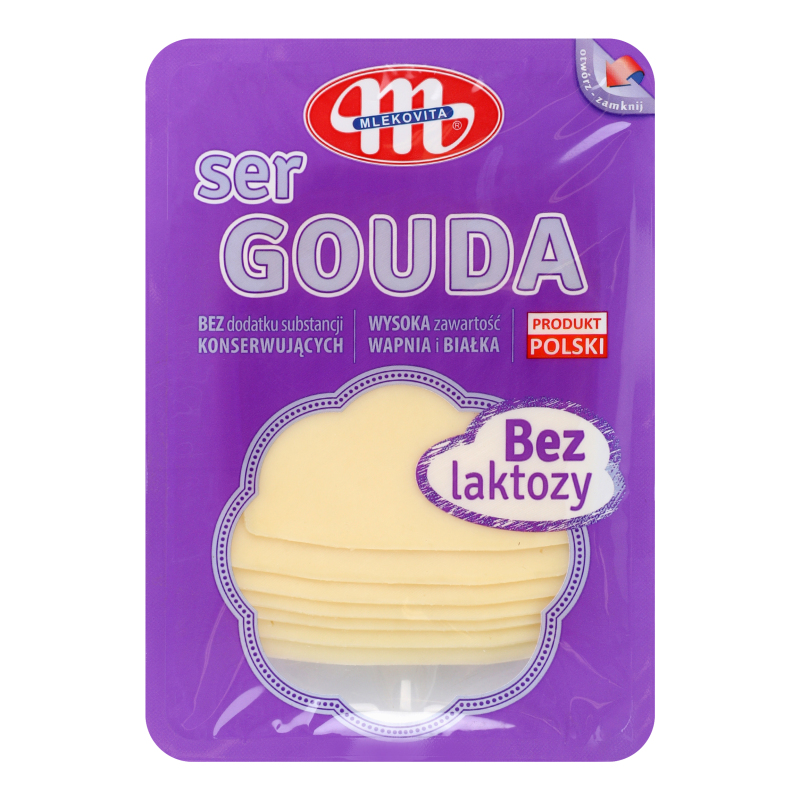 Сир Mlekovita тв 150г Гауда безлакт нар