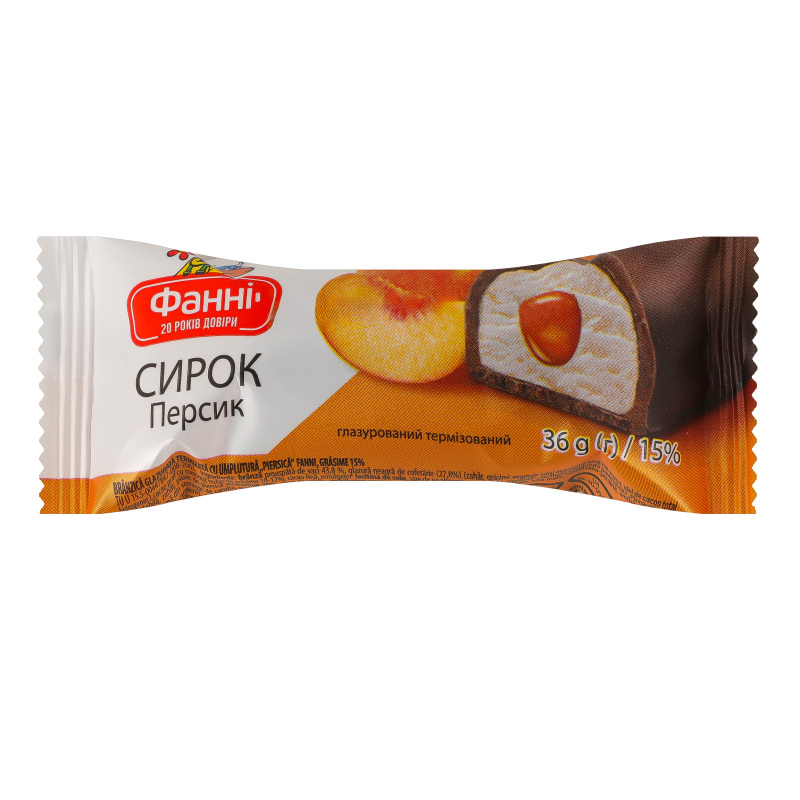 Сирок Фанні 15% 36г Персик
