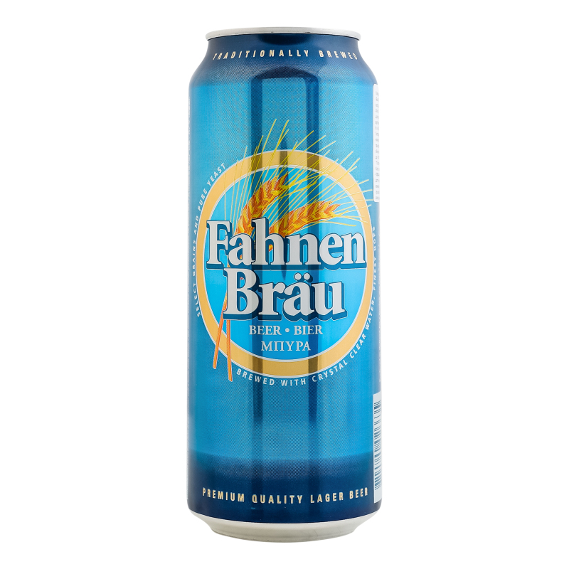 Пиво Fahnen Brau 0,5л Світле неф ж/б4,7%
