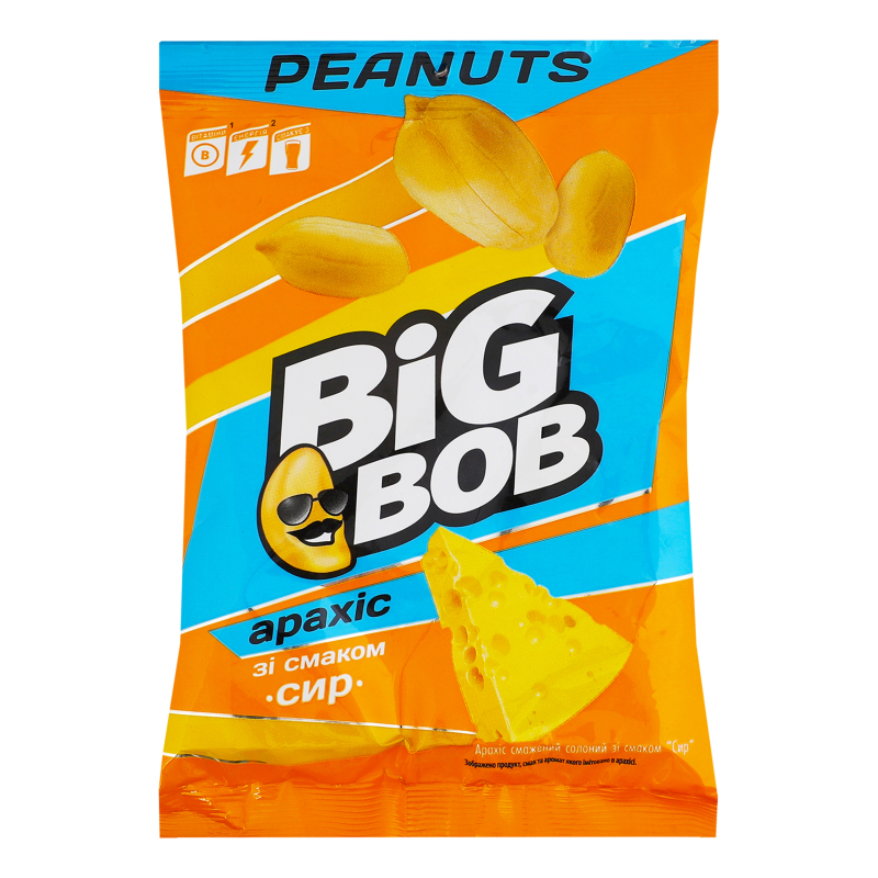 Арахіс BIG BOB 120г Сир