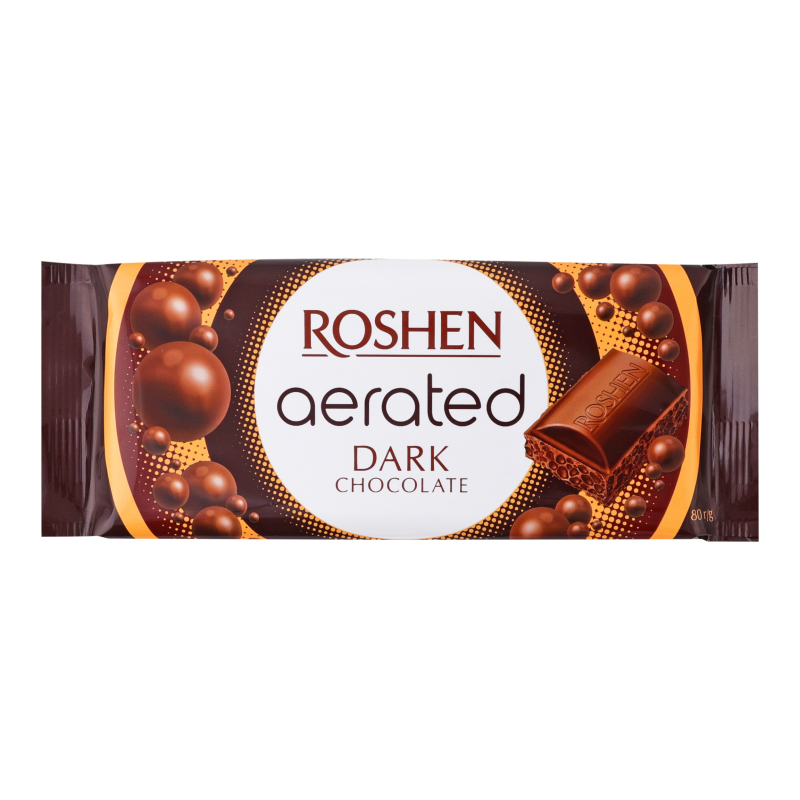 Шоколад ROSHEN 80г Bubble Dark