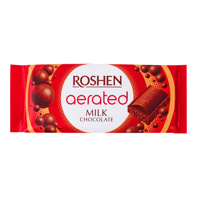 Шоколад ROSHEN 80г Bubble Milk