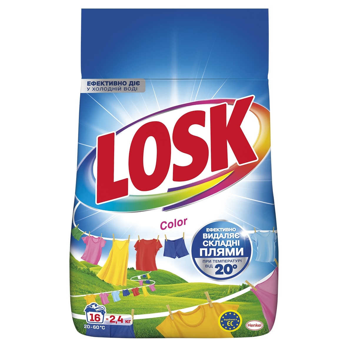 Пр порошок Losk 2,4кг авт Колор