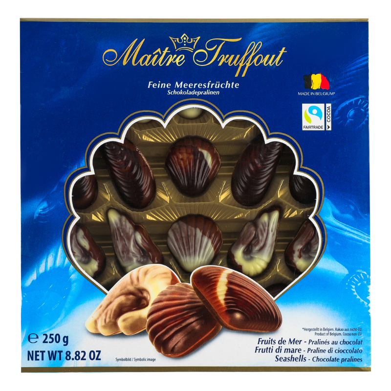Цук MaitreTruffout 250г SeaShells голубі