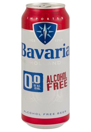 Пиво Bavaria 0,5л б/а ж/б 0%