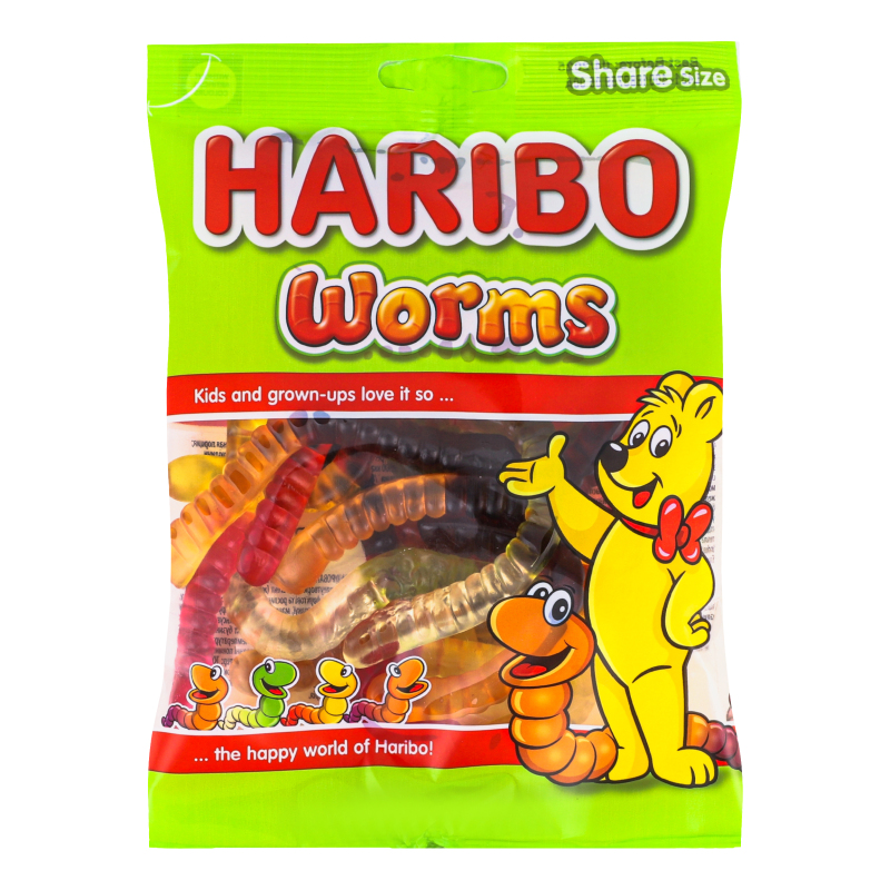 Цукерки Haribo 150г Червячки