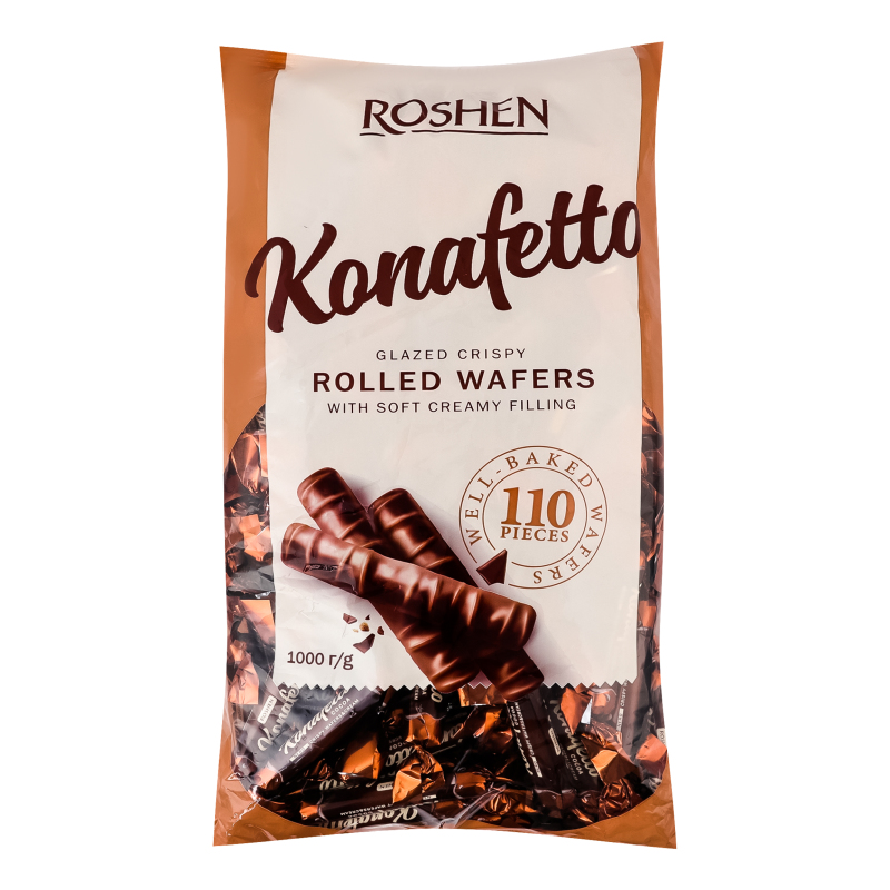 Цукерки ROSHEN Конафетто неро