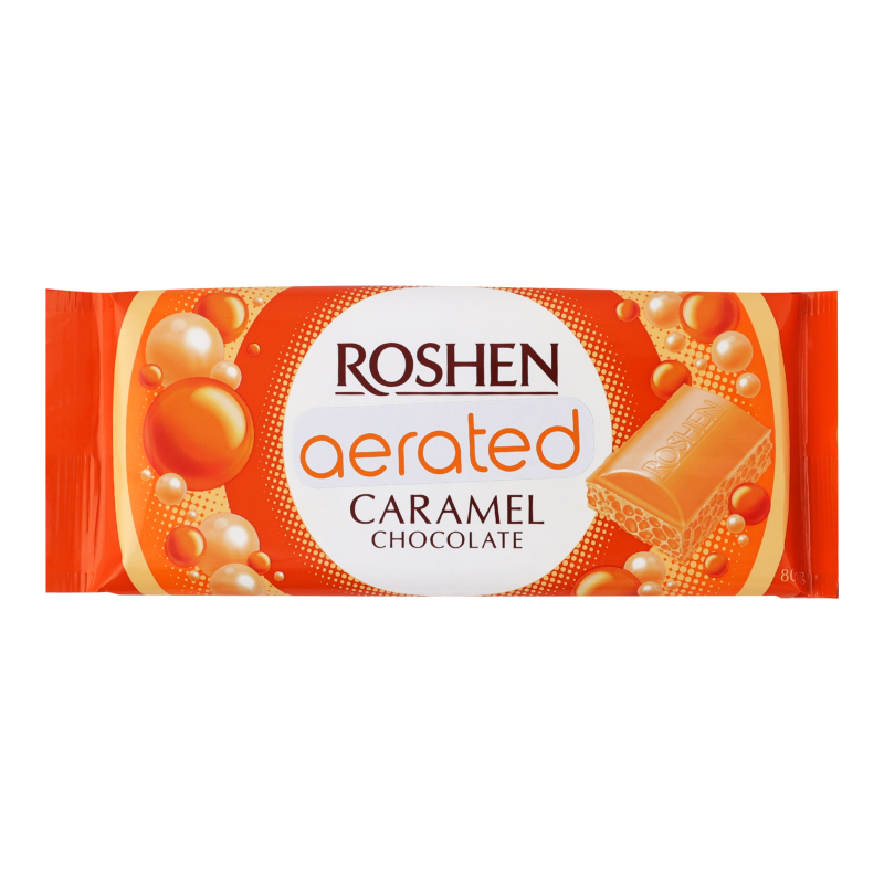 Шоколад ROSHEN 80г Bubble Caramel