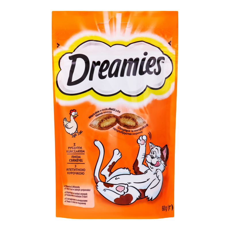 Корм Dreamies дк 60г Курка