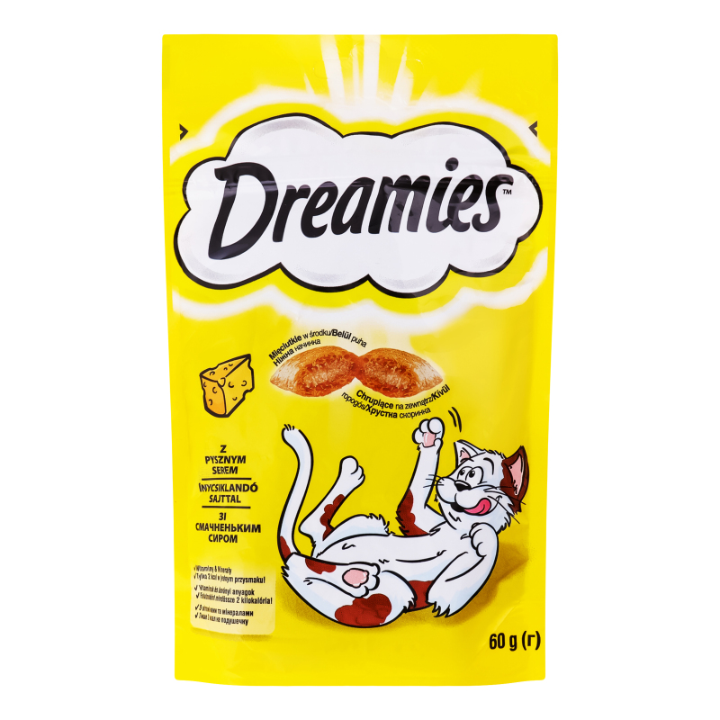 Корм Dreamies дк 60г Сир