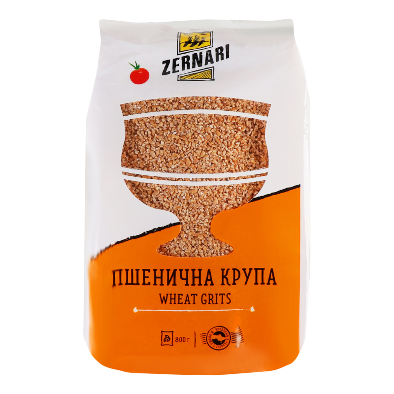 Крупа Zernari 800г Пшенична подрібл шліф