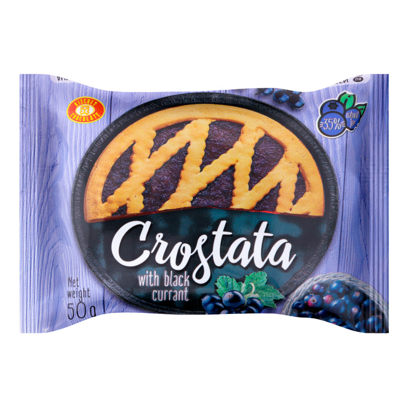 Пиріг ХБФ 50г Crostata пісочний смородин