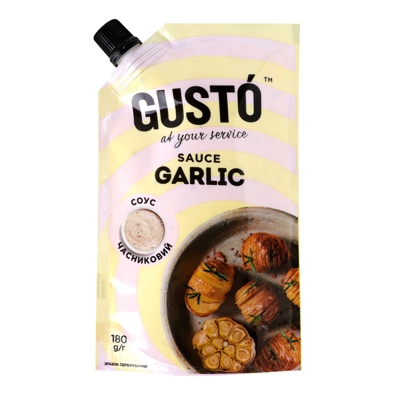 Соус Gusto 180г Часниковий д/п