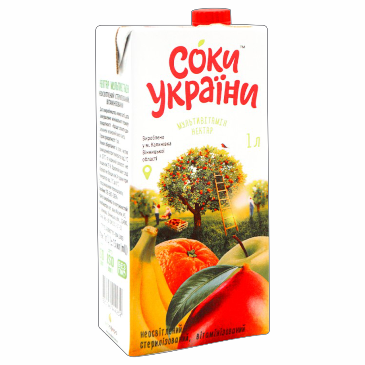 Нектар Соки України 1л Мультивітамін