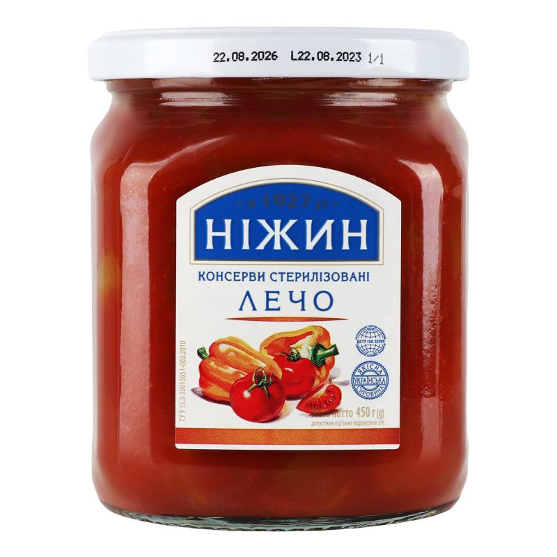 Лечо Ніжин 450г