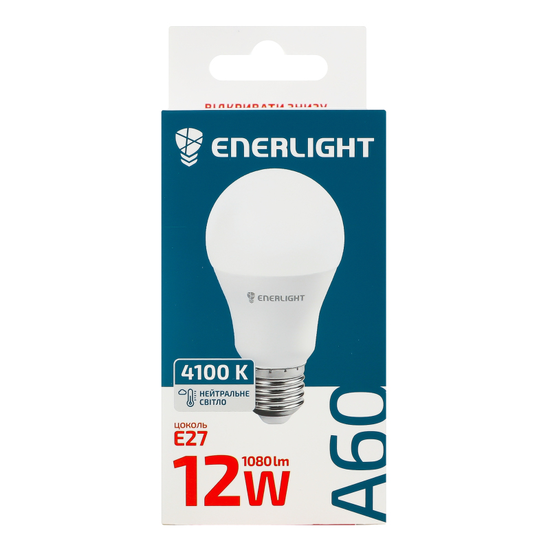 Лампа LED Enerlight A60 12Вт 4100K E27