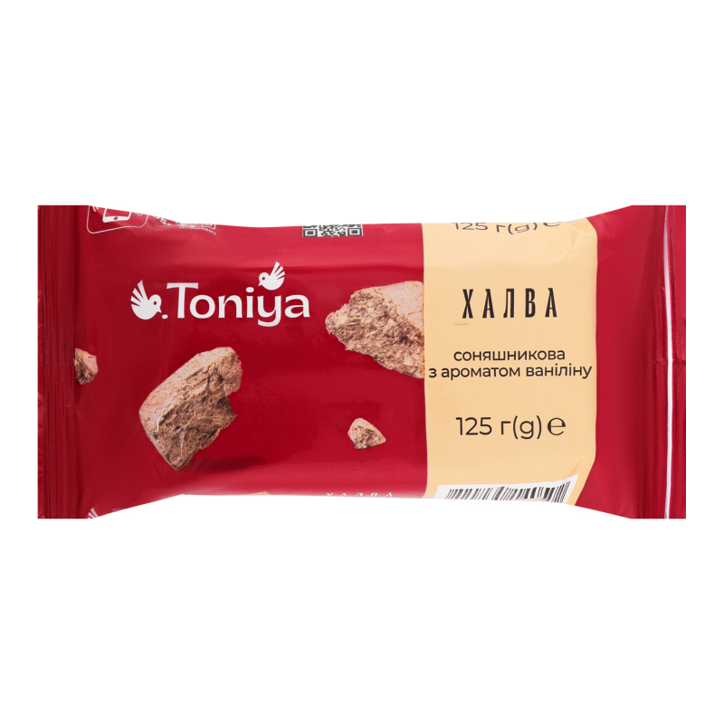 Халва Toniya 125г ванільна