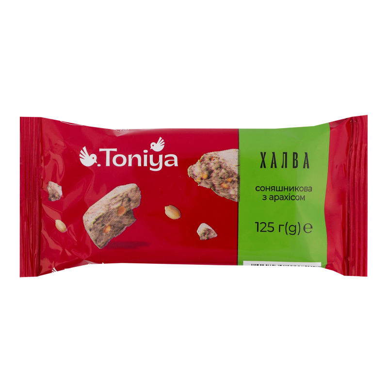 Халва Toniya 125г з арахісом