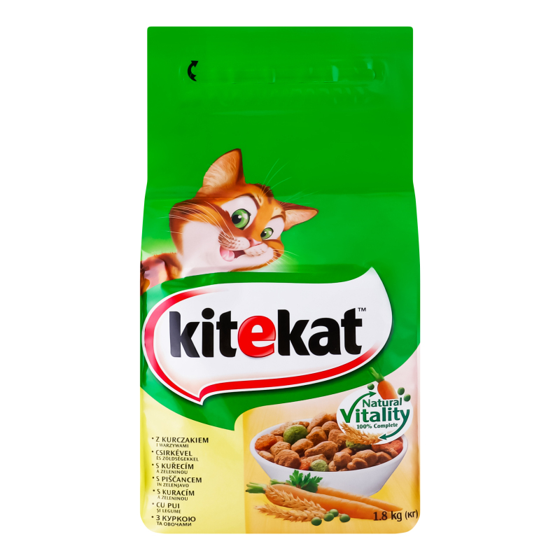 Корм Кітікет дк 1,8кг Курка з овочами