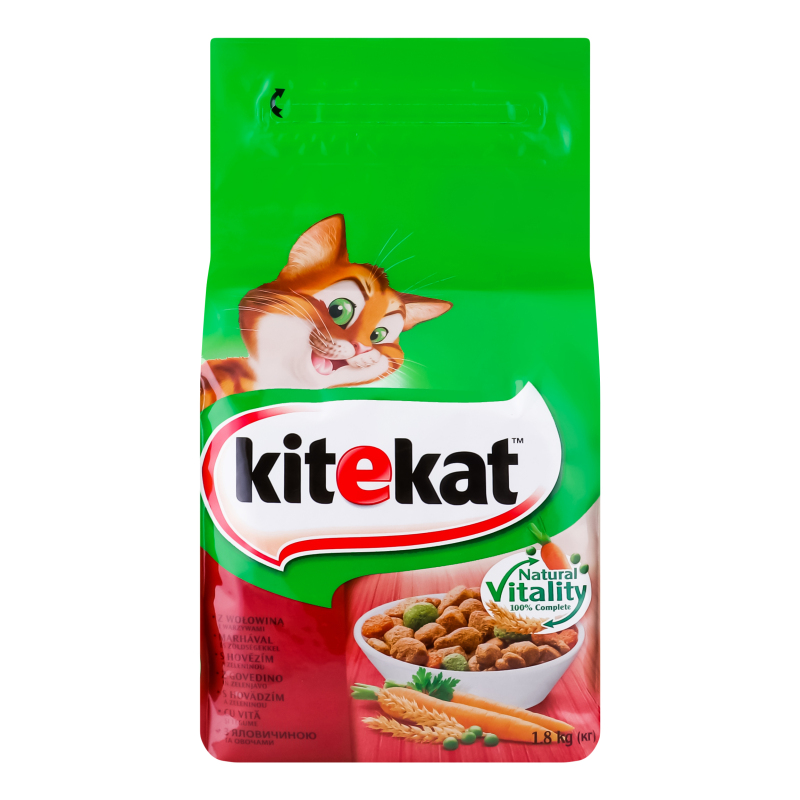 Корм Кітікет дк 1,8кг Яловичина з овочам