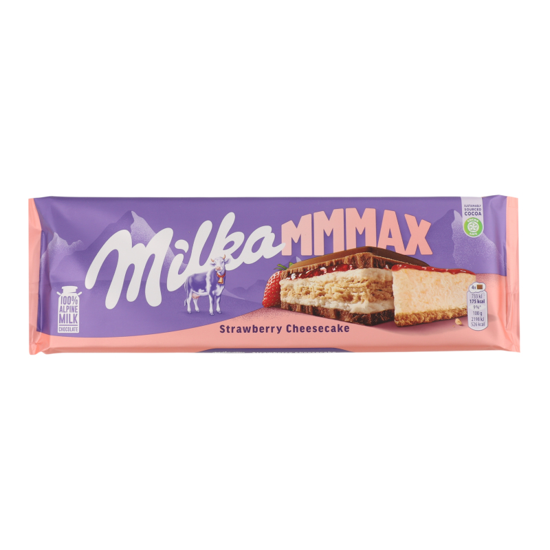 Шоколад Milka 300г Полуничний чізкейк