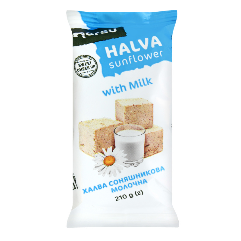 Халва Norsu 210г Соняшникова молочна