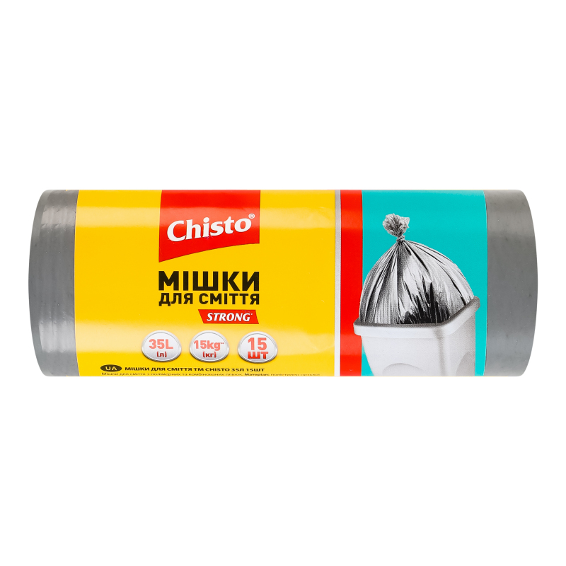 Пакети д/сміття Chisto 35л*15шт