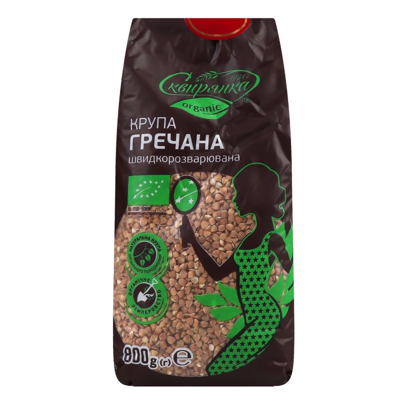 Крупа Сквирянка 800г Гречана Органік
