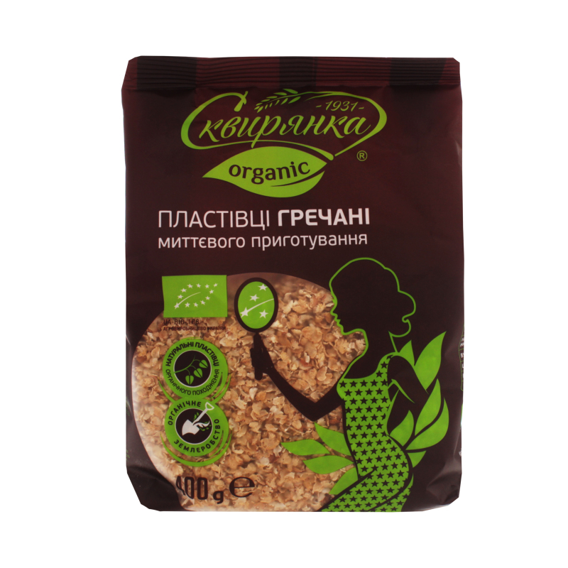 Пластівці Сквирянка 400г Гречані Органік