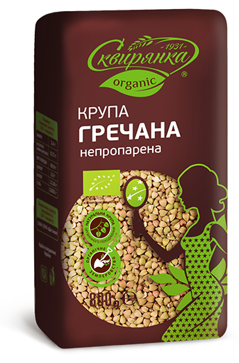 Крупа Сквирянка 800г Гречана неп Органік