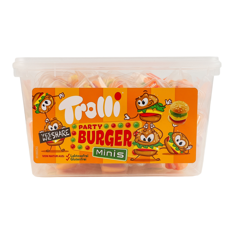Цукерки жув Trolli 10г Бургери