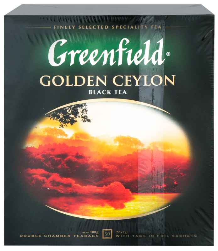 Чай Greenfield 50*2г GoldenCeylon чорний