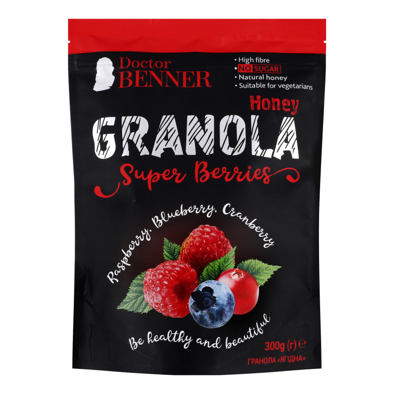 Гранола Dr Benner 300г Супер ягоди