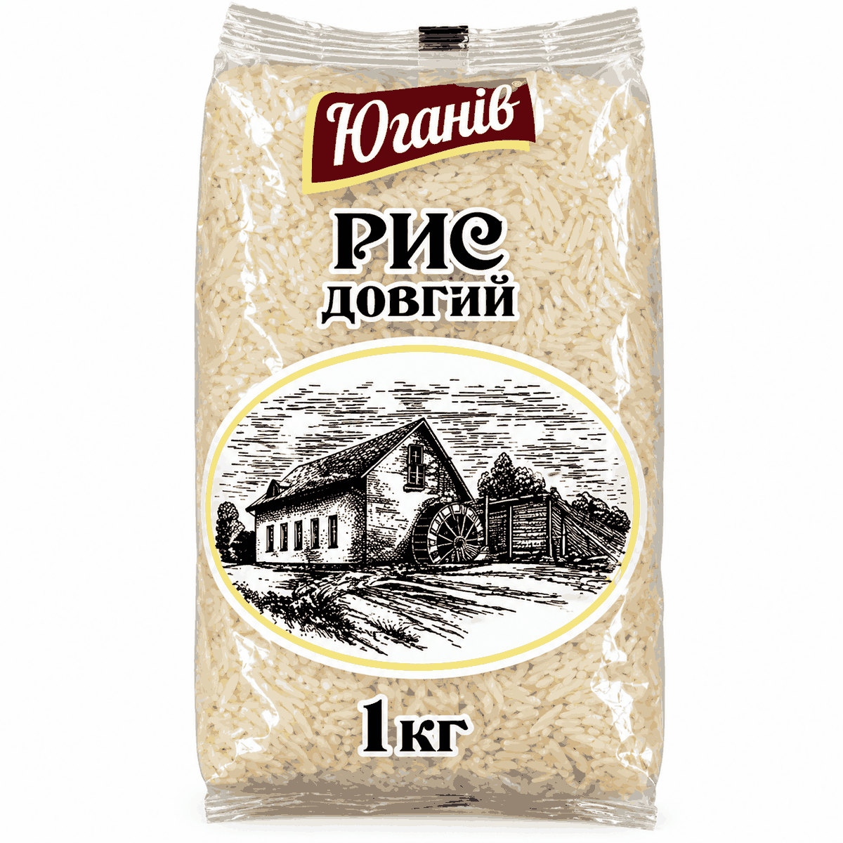 Крупа Юганів 1кг Рис довгий