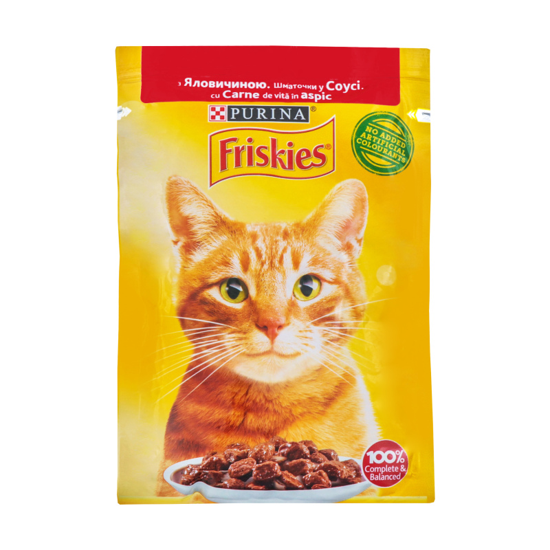 Корм Friskies дк 85г Яловичина у соусі