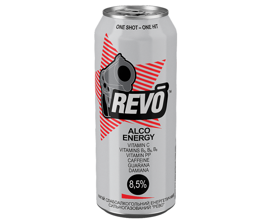 Напій с/алк REVO Алко 0,5л Energy 8,5%