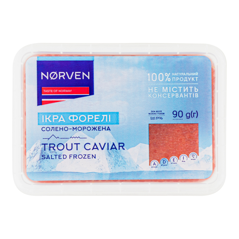 Ікра Norven 90г Лососева форелі сол мор