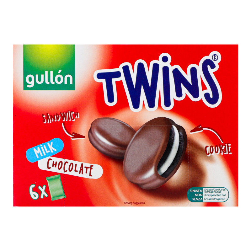 Печиво Gullon 252г Twins шоколадне